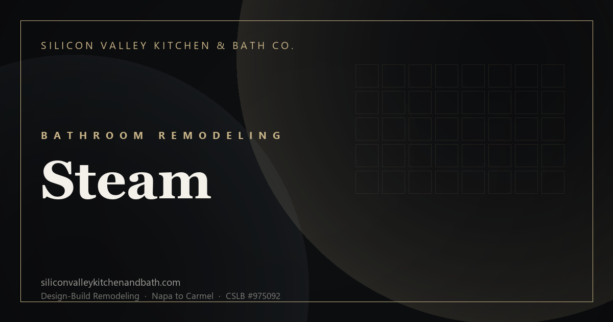 How a Steam Shower Is Built: Vapor-Proofing, Generator Sizing, and the Details That Matter