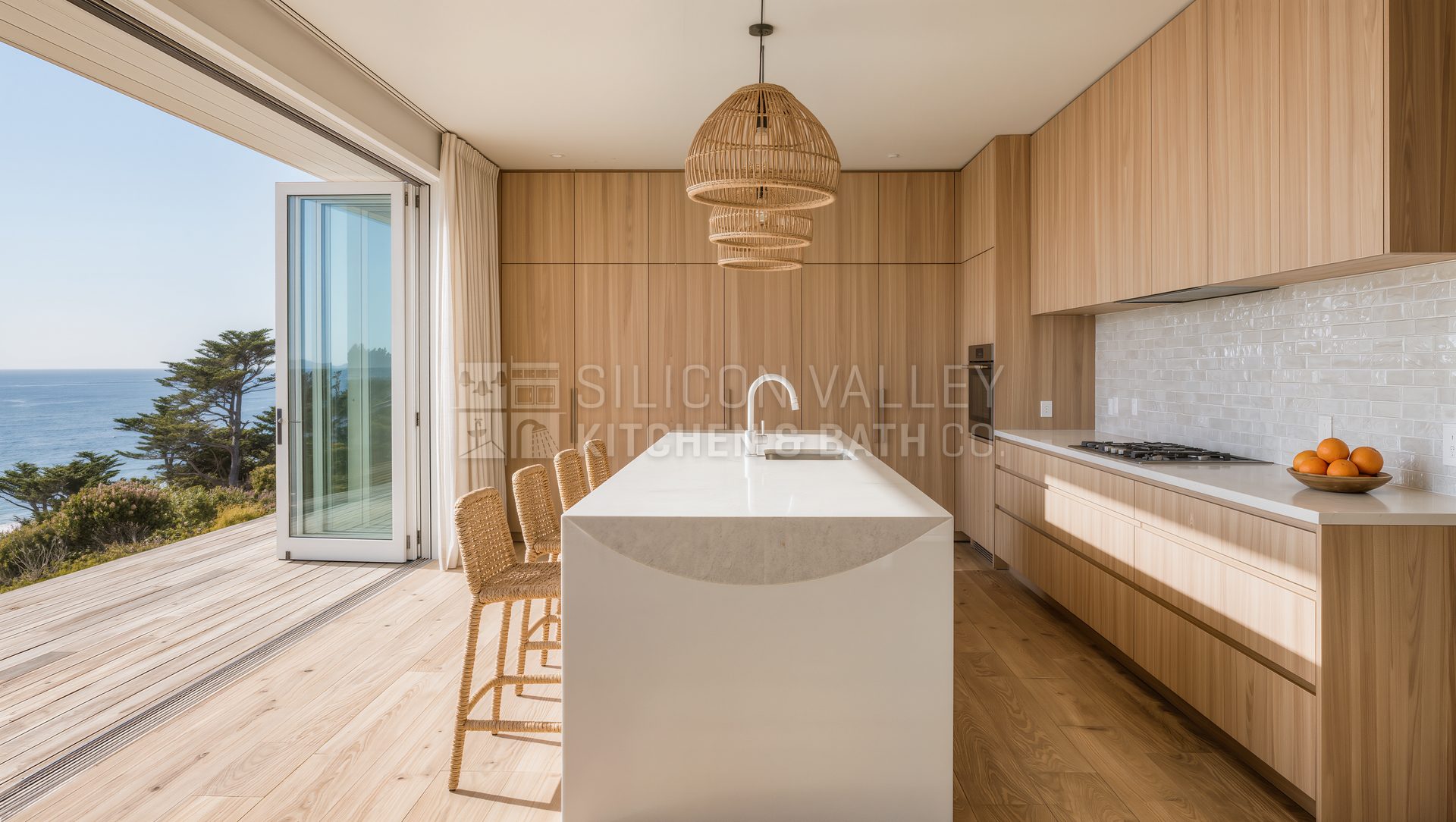 Coastal light kitchen — Silicon Valley Kitchen & Bath Co.