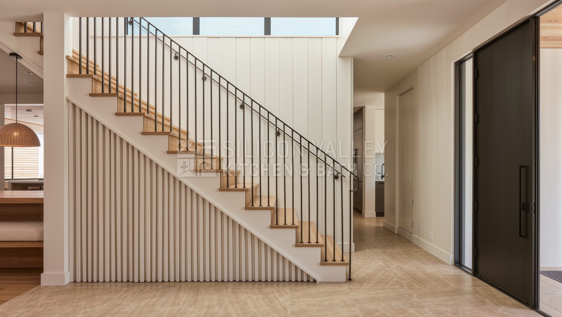 Entry and stair hall design study — Silicon Valley Kitchen & Bath Co.